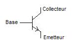 Symbole electrique transistor bipolaire